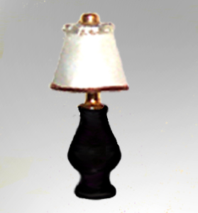 Black Vase shaped Lamp